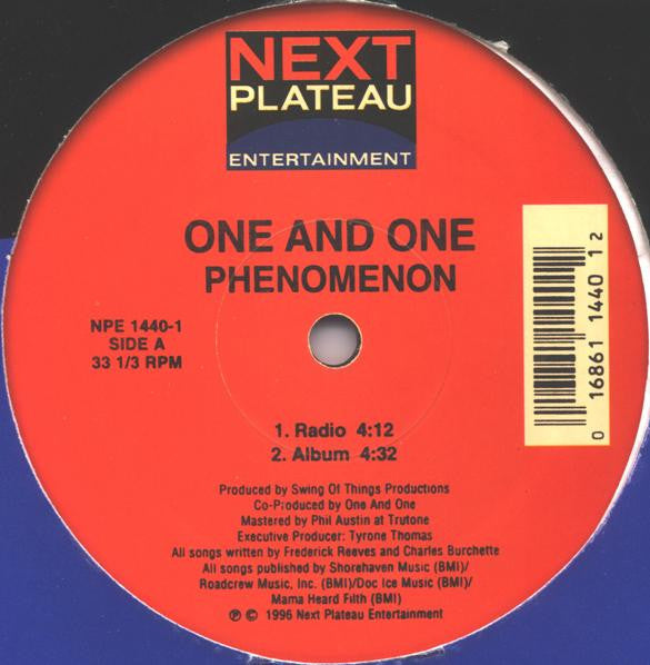 One And One : Phenomenon (12")