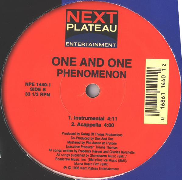 One And One : Phenomenon (12")