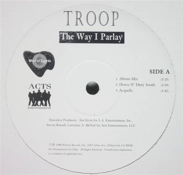Troop (3) : The Way I Parlay (12")