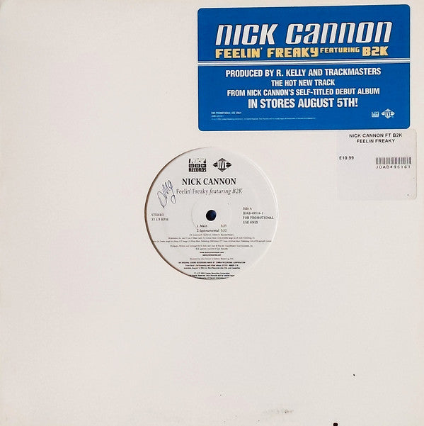 Nick Cannon Featuring B2K : Feelin' Freaky (12", Single, Promo)