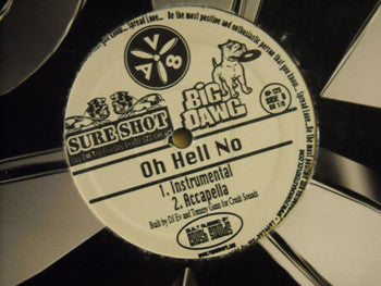 DJ EV & Tommy Gunn : Oh Hell No! (Thug Park) (12")