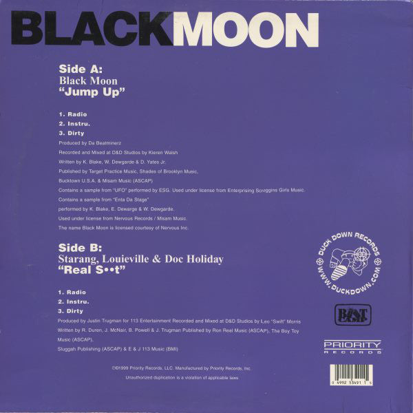 Black Moon : Jump Up (12")