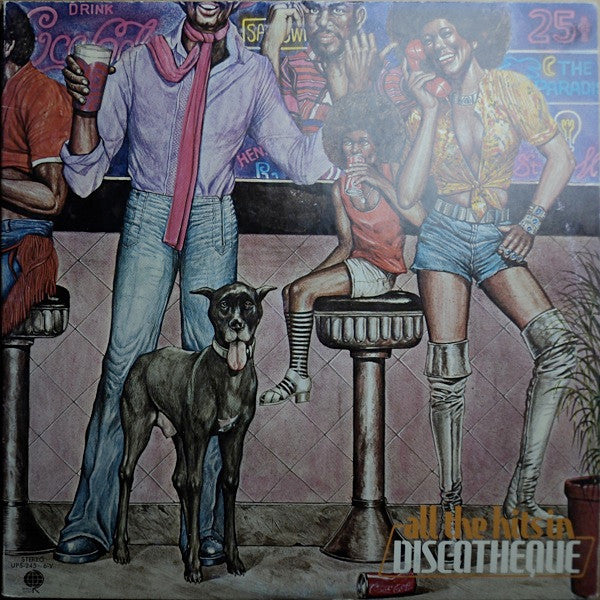 Various : All The Hits In Discotheque (2xLP, Comp)