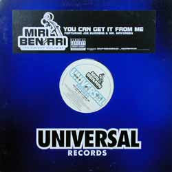 Miri Ben-Ari featuring Joe Budden & Mr. Maygreen : You Can Get It From Me (12", Promo)