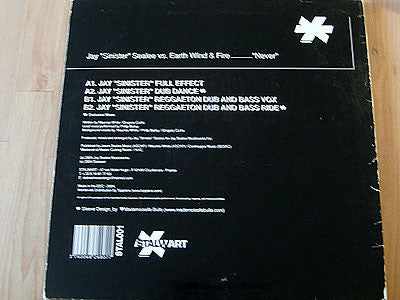 Jay "Sinister" Sealée vs. Earth, Wind & Fire : Never (12")