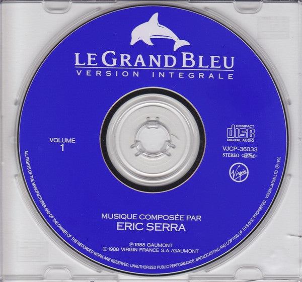 Eric Serra : Le Grand Bleu : Version Integrale (Bande Originale Du Film) (2xCD, Album)