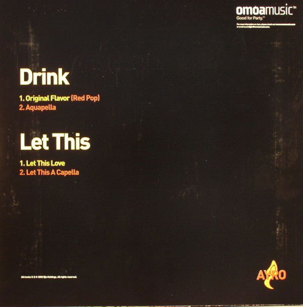 Ayro : Drink / Let This (12")