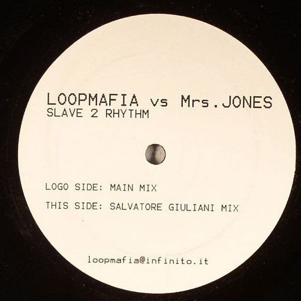 Loopmafia vs Mrs. Jones : Slave 2 Rhythm (12", W/Lbl)