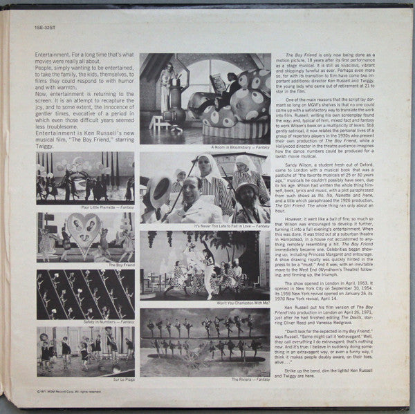 Peter Maxwell Davies And The Boy Friend Band Starring Twiggy (2) : The Boyfriend (Original Soundtrack) (LP, Album, Gat)