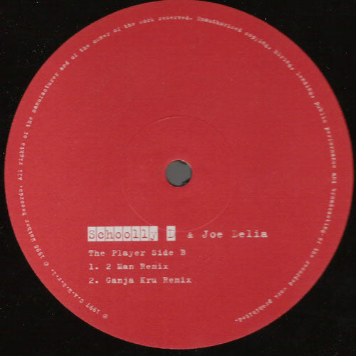 Schoolly D & Joe Delia : The Player (12")