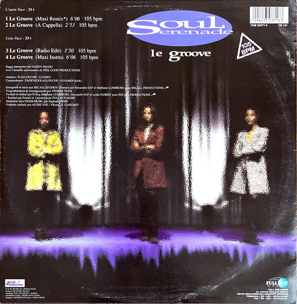 Soul Serenade : Le Groove (12")