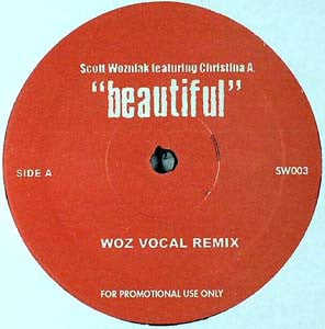 Scott Wozniak Featuring Christina Aguilera : Beautiful (12", Promo, Unofficial)