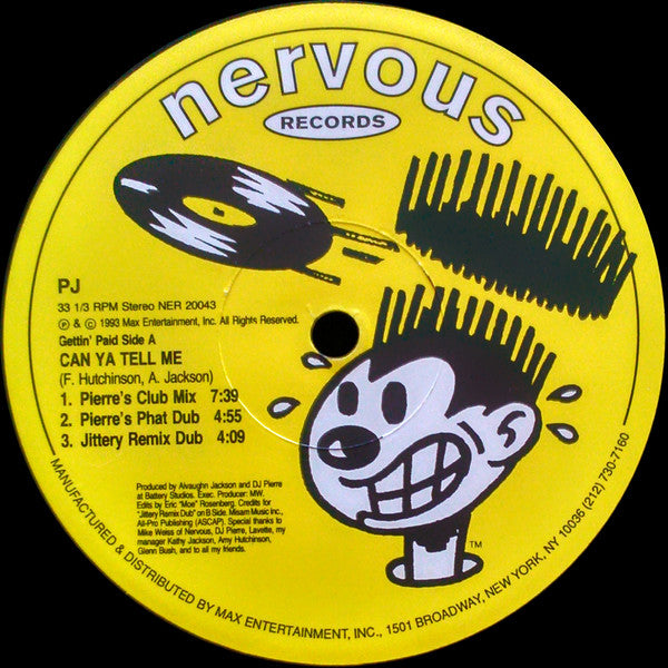 PJ (4) : Can Ya Tell Me (12")