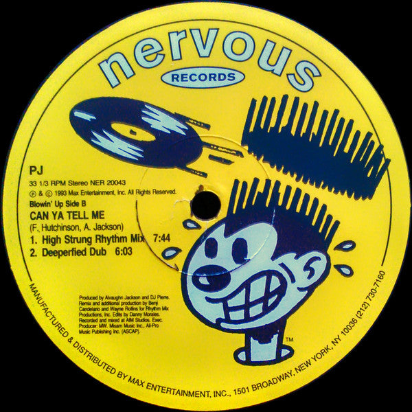 PJ (4) : Can Ya Tell Me (12")