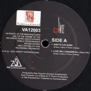 D Vice : Ghetto Luv Song (12")