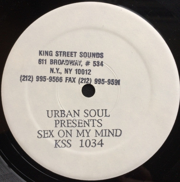 Urban Soul : Sex On My Mind (12", W/Lbl)
