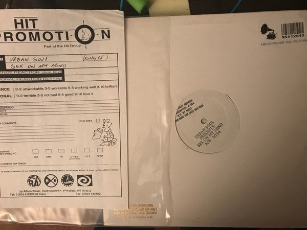 Urban Soul : Sex On My Mind (12", W/Lbl)