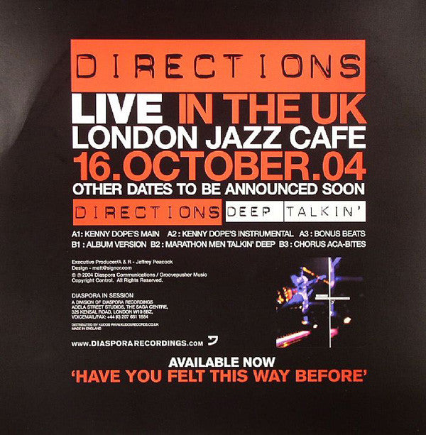 Directions (3) : Deep Talkin' (12")
