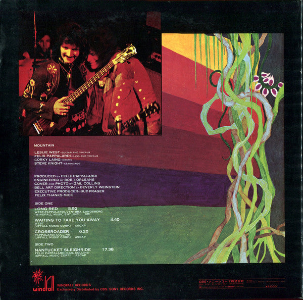 Mountain : Live: The Road Goes Ever On (LP, Album, Gat + 7", Single)