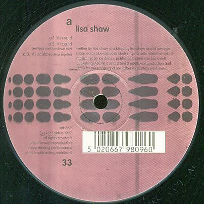 Lisa Shaw : If I Could (12")