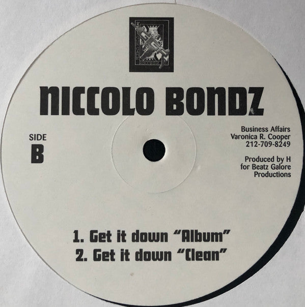 Niccolo Bondz : Tired (12")