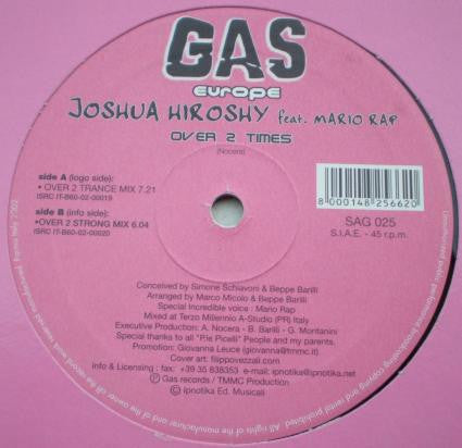 Joshua Hiroshy Feat. Mario Rap : Over 2 Times (12")