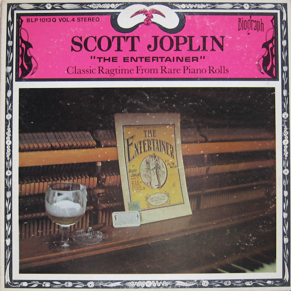 Scott Joplin : "The Entertainer" Classic Ragtime From Rare Piano Rolls (LP)
