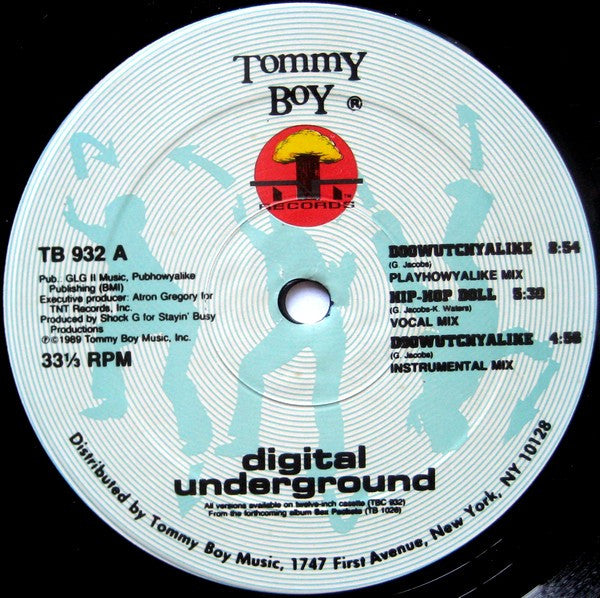 Digital Underground : Doowutchyalike (12", Maxi)