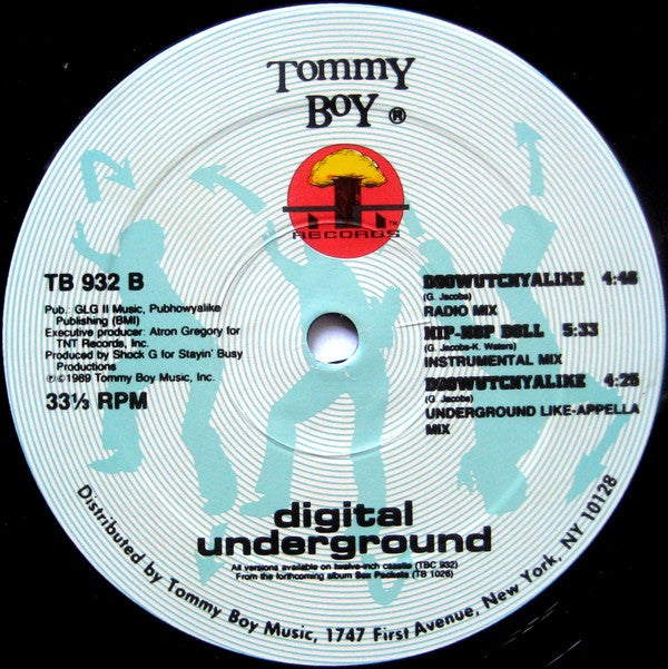 Digital Underground : Doowutchyalike (12", Maxi)