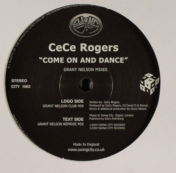 Ce Ce Rogers : Come On & Dance (Grant Nelson Mixes) (12")