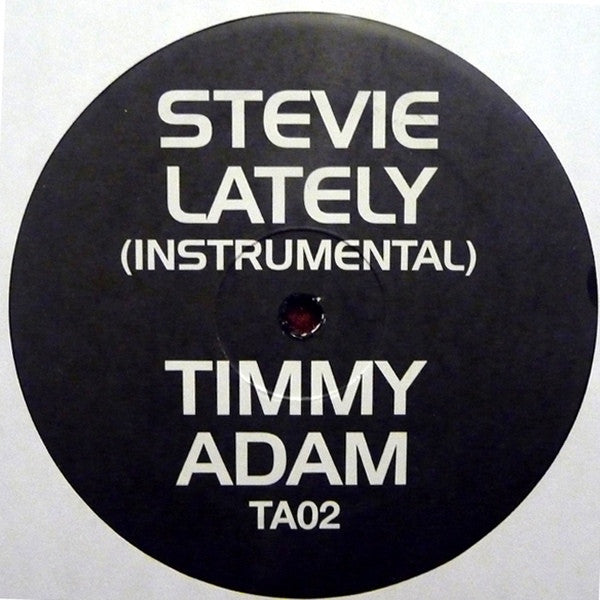 Stevie Wonder : Lately (Timmy Regisford & Adam Rios Remix) (12", Unofficial)