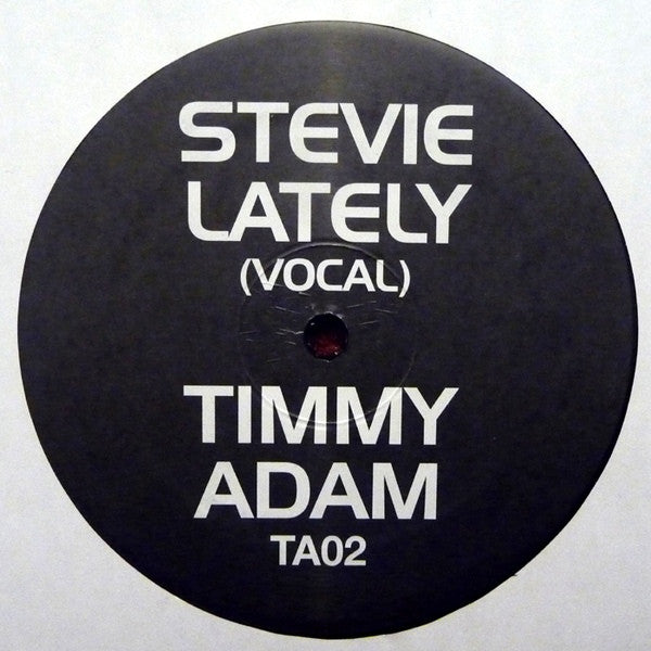 Stevie Wonder : Lately (Timmy Regisford & Adam Rios Remix) (12", Unofficial)