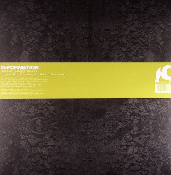 D-Formation : The Third Dimension (Remixes) (12")
