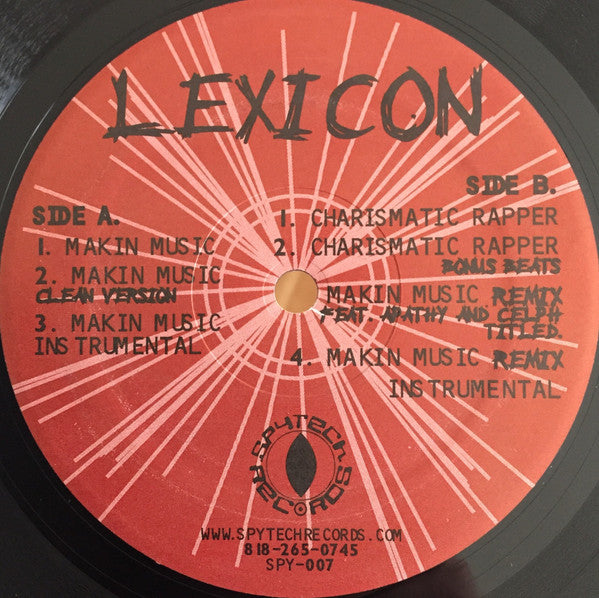 Lexicon (3) : Makin' Music (12", Single)