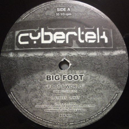 Big Foot (2) : Foots World / Legacy Of Rage (12", RE)