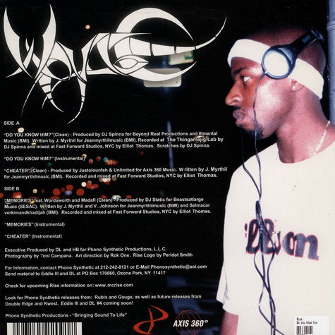 Rise (2) : Do You Know Him? (12")