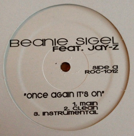 Beanie Sigel Feat. Jay-Z : Once Again It's On (12")