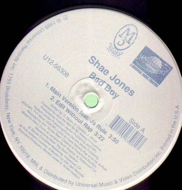Shae Jones : Bad Boy (12")