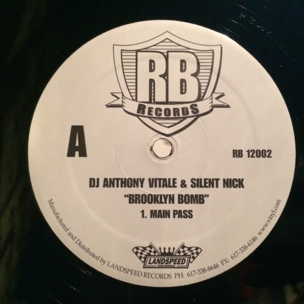 DJ Anthony Vitale & Silent Nick (2) : Brooklyn Bomb (12")