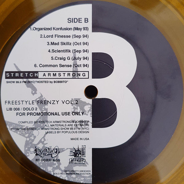 Various : Freestyle Frenzy Vol 2 (LP, Promo, Ora)