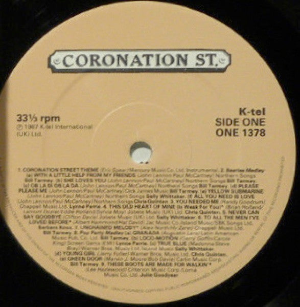 The Coronation Street Cast : Coronation St. - The Album (LP)