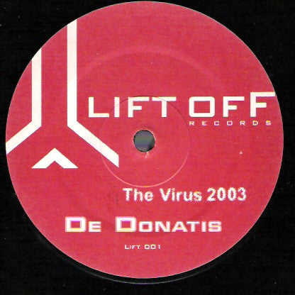 Tommaso De Donatis : The Virus 2003 (12")