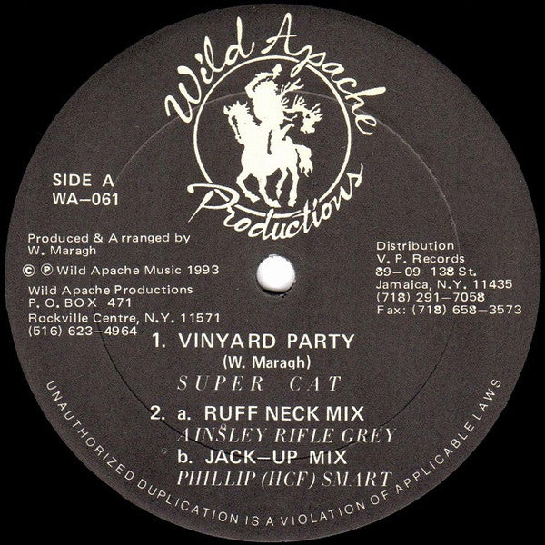 Super Cat (2) / Delton Screechie : Vinyard Party / Midnight Cowboy (12")