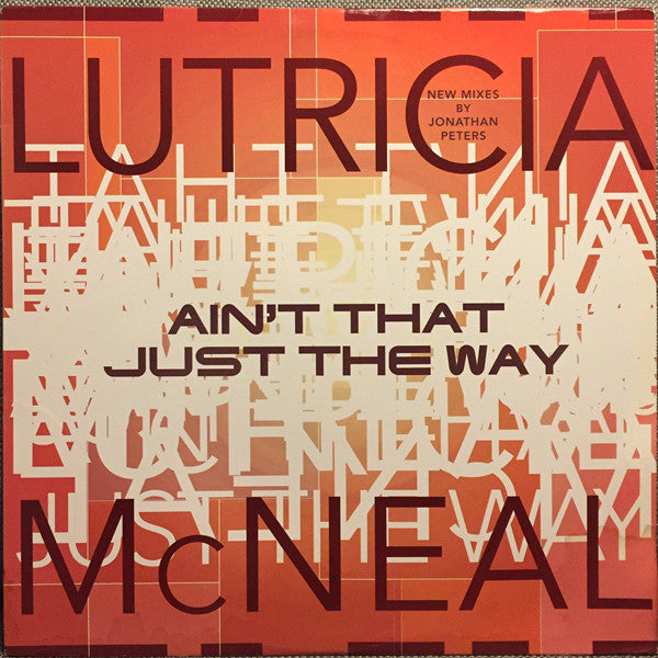 Lutricia McNeal : Ain't That Just The Way (12")