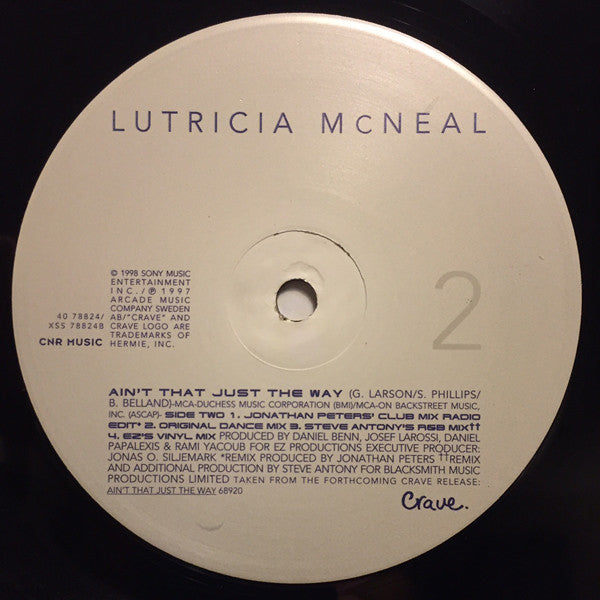 Lutricia McNeal : Ain't That Just The Way (12")