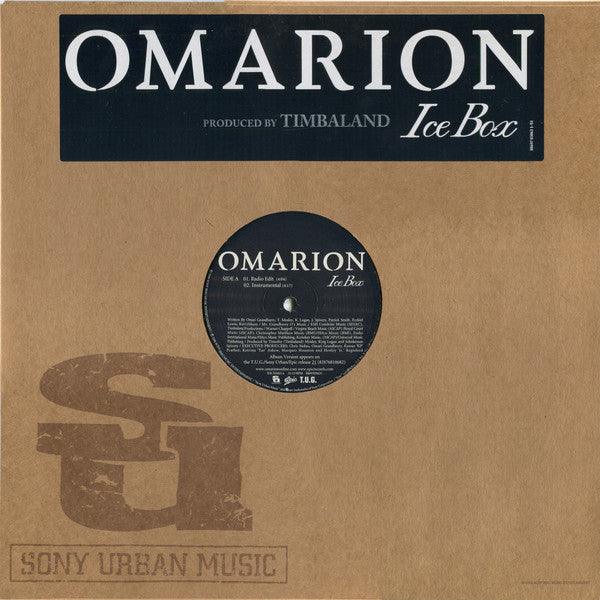 Omarion : Ice Box (12", Promo)