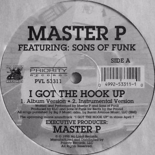 Master P feat. Sons Of Funk : I Got The Hook Up (12")