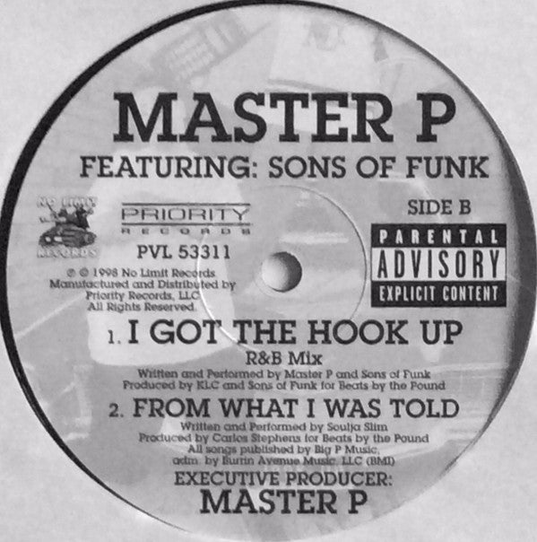 Master P feat. Sons Of Funk : I Got The Hook Up (12")