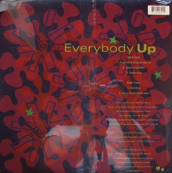 Uncanny Alliance : Everybody Up (12")