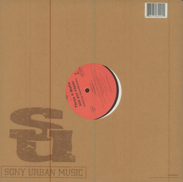 Three 6 Mafia featuring Chamillionaire : Doe Boy Fresh (12", Single, Promo)
